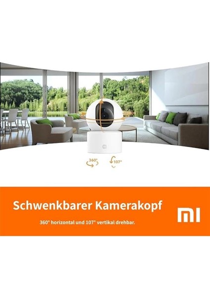 Xiaomi Smart Camera C301 2k 360 Derece Gece Görüşlü Ip Wi-Fi Güvenlik Kamerası (Xiaomi Türkiye