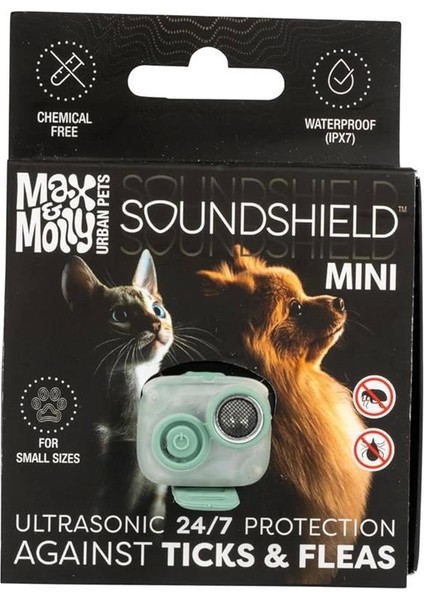 & Molly Soundshield Mını: Ultrasonik Pire ve Kene Kovucu Tasma - Kimyasal Içermeyen Güvenli fırsatları