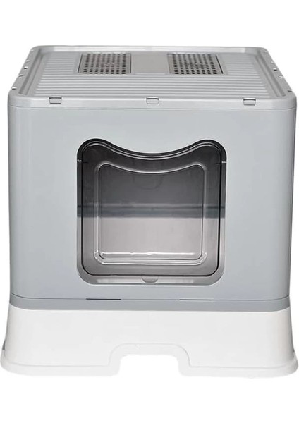 Xxl Çift Filtreli Çekmeceli Katlanabilir Kedi Tuvaleti modelleri