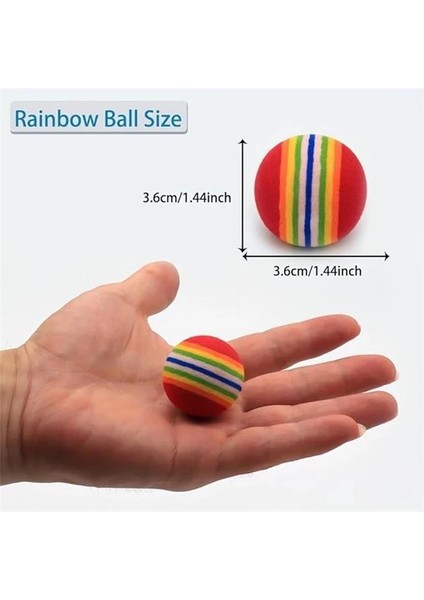 Kedi Köpek Çiğneme ve Oyun Topu 4'lü Set | Renkli Sünger Toplar | Toksik Olmayan Eva Malzeme | indirimleri