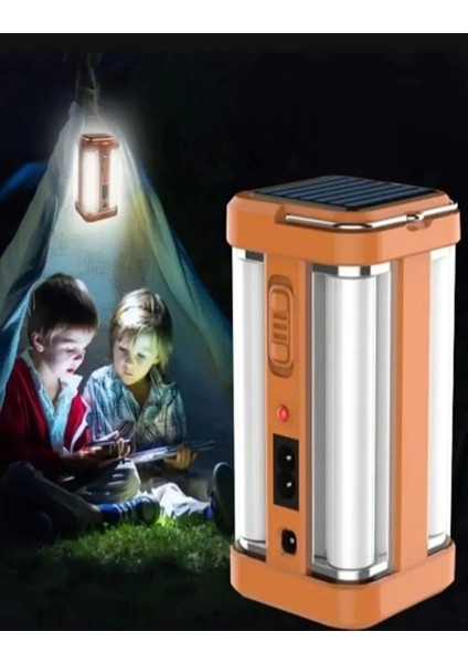 P-1663 Güneş Enerjili Şarjlı Güçlü Işıldak - Lisinya