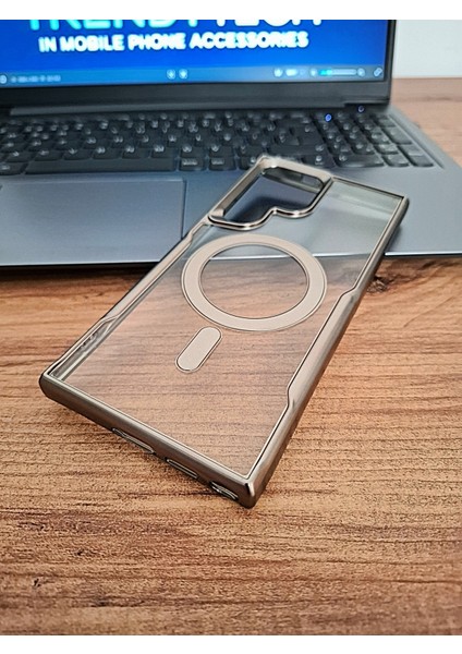 Samsung Galaxy S24 Ultra Yüksek Kalite Magsafe Şarj Özellikli Kamera Koruma Çıkıntılı Esnek Kılıf modelleri