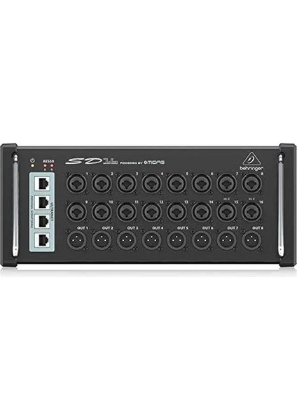 SD16 I/o Sahne Kutusu, 16 Uzaktan Kumanda Edilebilir Orta Preamps, 8 Çıkış, AES50 Ağ ve