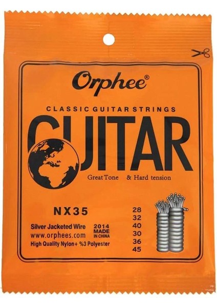 NX35 Klasik Gitar Teli modelleri