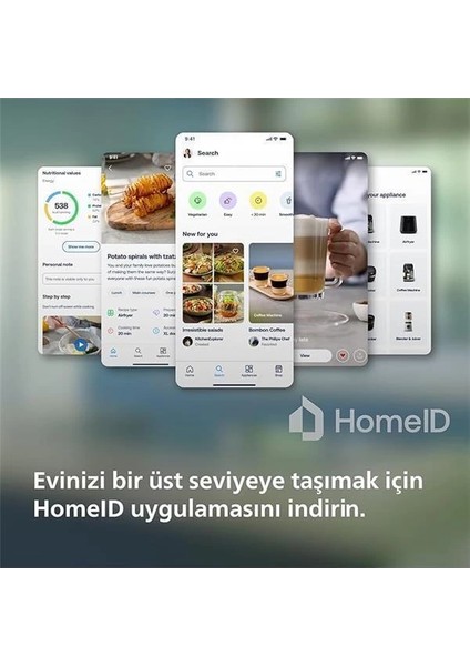 5000 Serisi Airfryer Xxl Connected, 7,2l (1,4 Kg), Rapid Air Teknolojisi, Pişirme ve Izgara