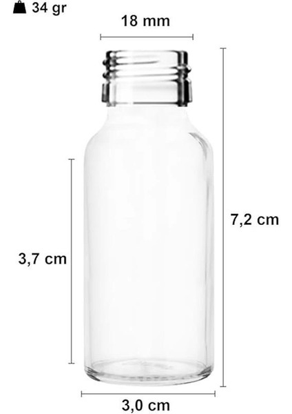 20 ml Çelik Roll On Şişesi 20 cc Sızdırmaz Siyah Kapaklı Cam Şişe 2 Adet (Şeffaf, 20) fiyatları