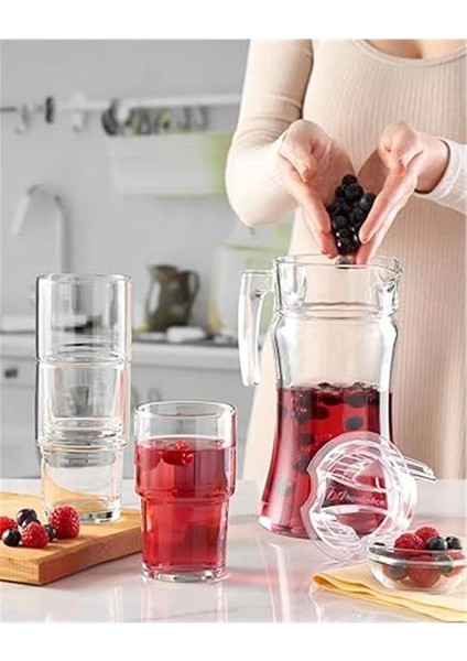 Pasabahce Azur Şeffaf Akrilik Kapaklı Sürahi - Tekli - 1400CC indirimleri