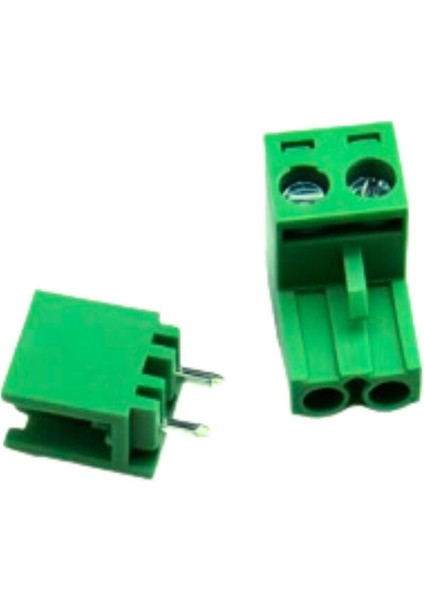 KF2EDGV-5.08-2P 180 Derece Geçmeli Dik Klemens