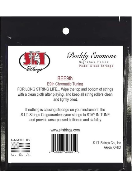 Buddy Emmons Imzalı Pedal Çelik Gitar Telleri - Model BE-E9TH fiyatları