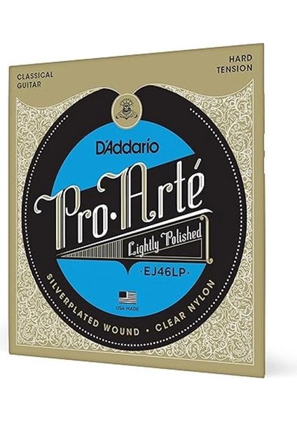 D'addario EJ46LP Pro-Arte Kompozitleri Sert (.0285-.045) Hafif Cilalı Klasik Gitar Telleri