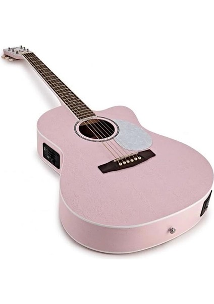 Jade Ppop Akustik Gitar Açık Gözenekli Pastel Pembe Mat fiyatları
