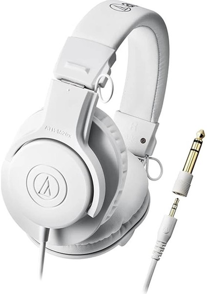 Audio-Technica Ath M20XWH Stüdyo Monitör Kulaklık Beyaz