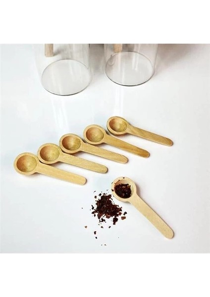 Evonox 12 Adet Bambu Baharat Kaşığı ve Ölçek Kaşığı, Bambu Reçel Bal Kaşığı 12 Adet | Doğal ve Şık modelleri
