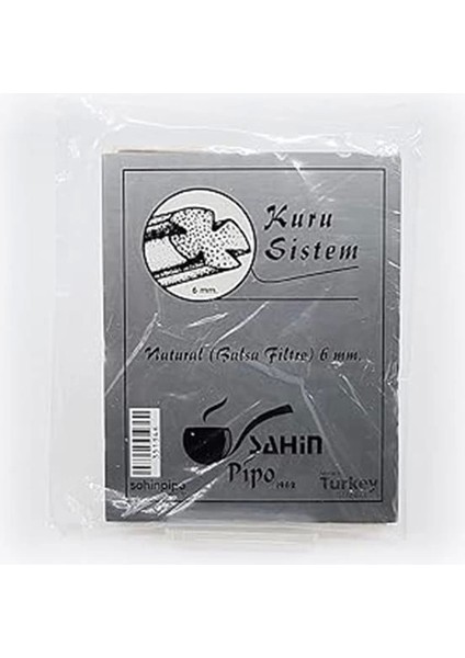 Şahin Balsa Filtre 6mm 34LÜ Paket