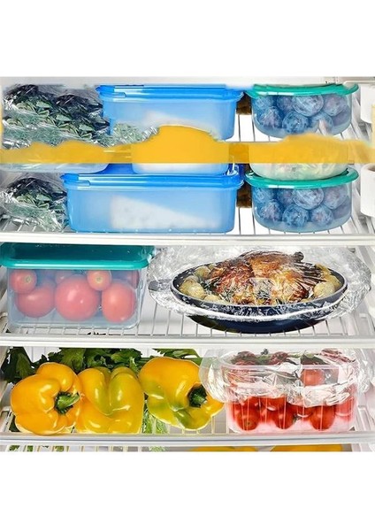 100 Adet Tencere,tabak Bonesi,tek Kullanımlık Dayanıklı Lastikli Poşet,tabak ve modelleri