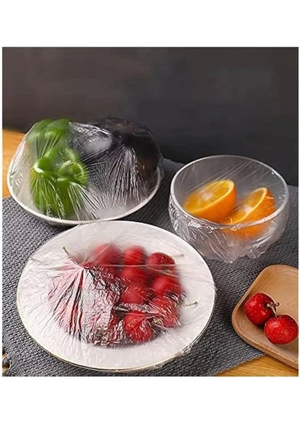 100 Adet Tencere,tabak Bonesi,tek Kullanımlık Dayanıklı Lastikli Poşet,tabak ve indirimleri