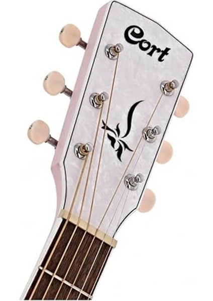 Jade Ppop Akustik Gitar Açık Gözenekli Pastel Pembe Mat