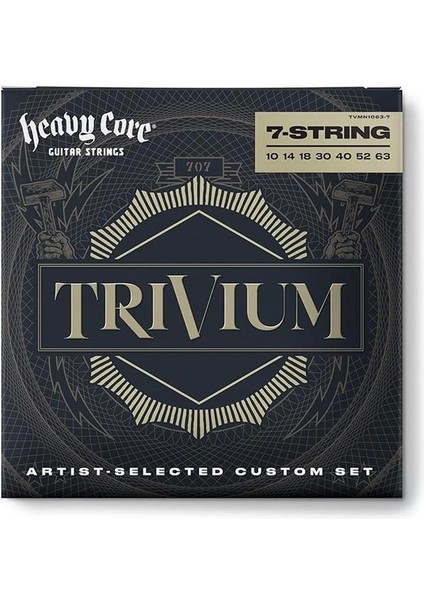 TVMN1063-7 Trivium El Nkl 7/set Elektro Gitar Teli (10/63)