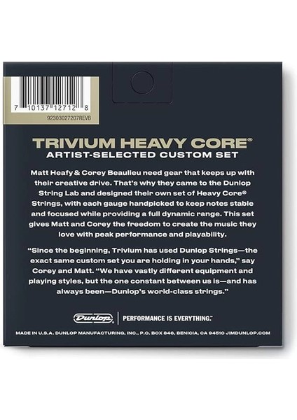 TVMN1063-7 Trivium El Nkl 7/set Elektro Gitar Teli (10/63)