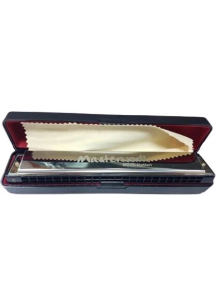 Masterwork Mızıka (24 Delikli C Mızıka Kutulu ve Temizleme Mendilli) Harmonica indirimleri