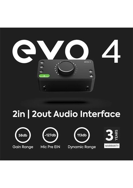 Evo4, Evo 4 USB Ses Arabirimi Ses Kartı Müzik Üretimi Için (2 In / 2 Out USB Ses Arayüzü, 48 modelleri