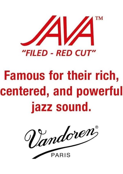 SR302R Java Filed Kırmızı Kesim Soprano Saksafon Kamışları (Güç 2) (10'lu Paket) modelleri