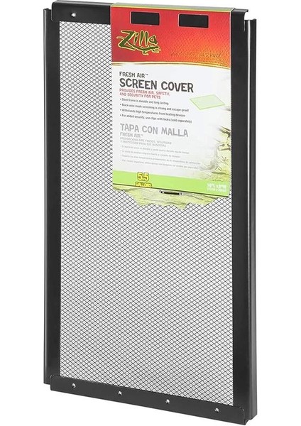 Zilla Sürüngen Teraryum Temiz Hava Ekranı Kapakları, 16X8 Inç indirimleri