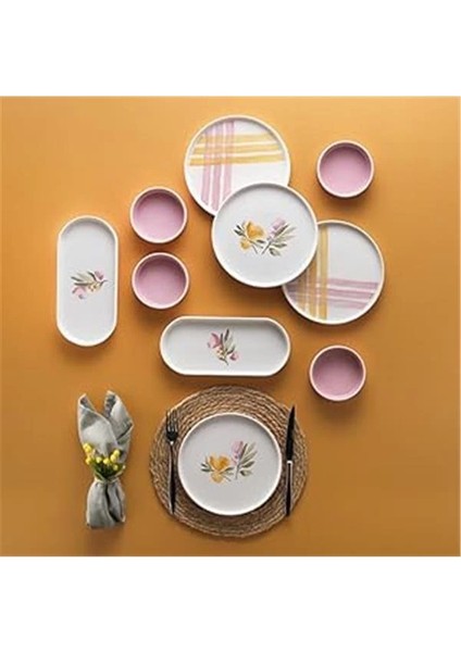 Schäfer Sunny 4 Kişilik Kahvaltı Takımı-10 PARÇA-PEMBE02