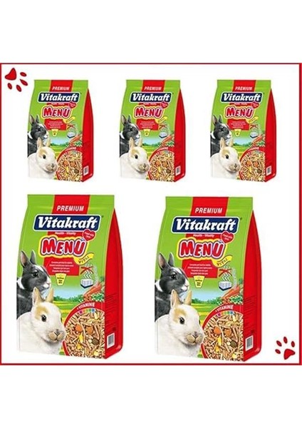 Vitakraft Menu Tavşan Yemi Avantajlı Paket 1000GR x 5 Adet fiyatları