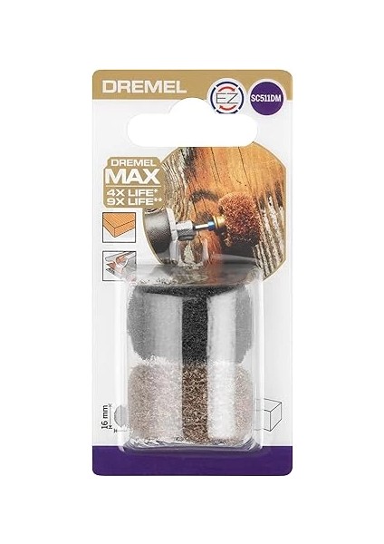 Max SC511DM Ez SPEEDCLIC:180 ve 280 Kumlu Boya Aşındırıcı Cila 30MM Zımparalama Diskleri