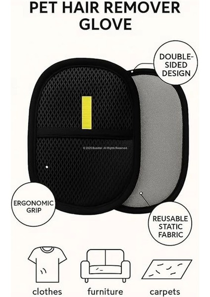 Çift Taraflı Statik Kedi Köpek Tüy Toplayıcı Eldiveni Giysi Halı Elbise Mobilya Için Statik indirimleri