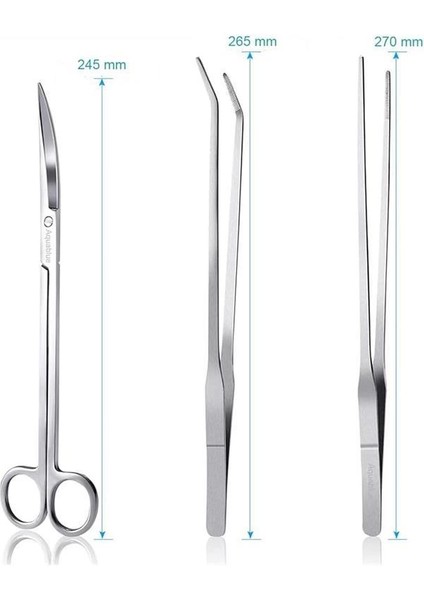 SS-S110 Bitkili Akvaryum Makas-Cımbız Bakım Seti 3 In 1 fırsatları