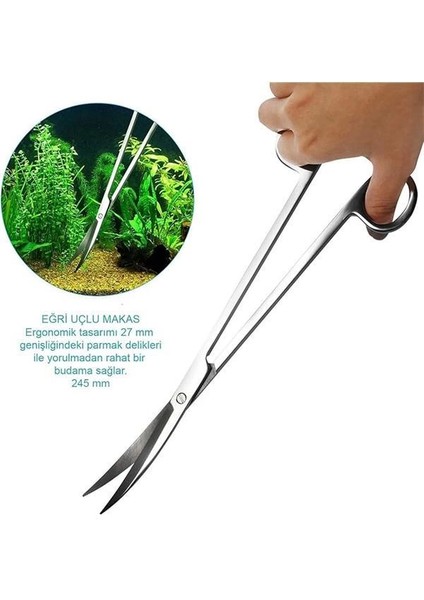 SS-S110 Bitkili Akvaryum Makas-Cımbız Bakım Seti 3 In 1 indirimleri