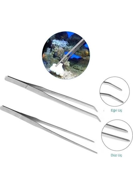 SS-S110 Bitkili Akvaryum Makas-Cımbız Bakım Seti 3 In 1
