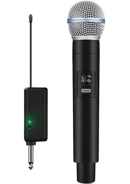 Kablosuz Karaoke Mikrofonu 6.35MM Amfi Hoparlör Için 600 Hz Ila 800 Khz Çok Amaçlı Tak ve