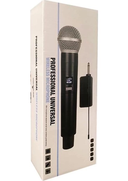 Kablosuz Karaoke Mikrofonu 6.35MM Amfi Hoparlör Için 600 Hz Ila 800 Khz Çok Amaçlı Tak ve indirimleri