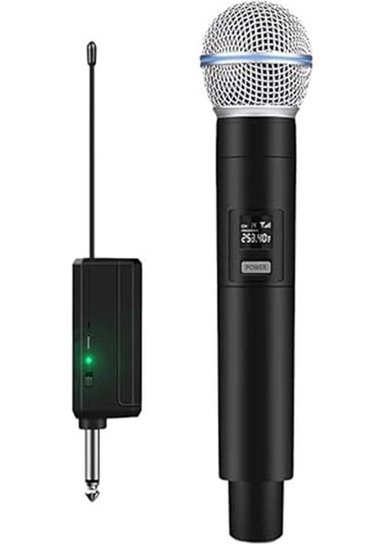 Kablosuz Karaoke Mikrofonu 6.35MM Amfi Hoparlör Için 600 Hz Ila 800 Khz Çok Amaçlı Tak ve