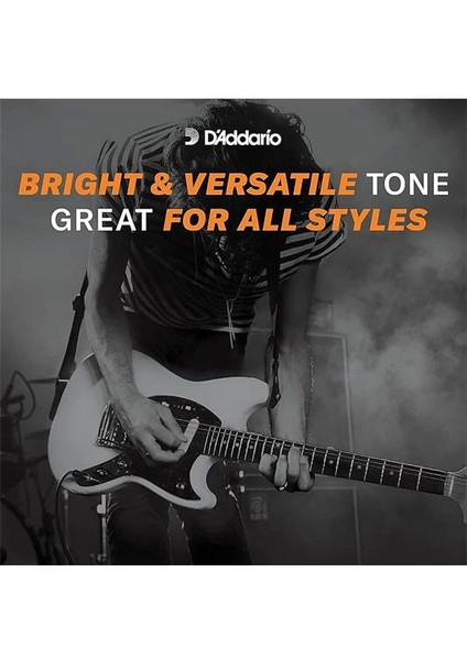 D'addario EXL116 Nikel Sargı Elektrikli Gitar Teli, Orta Üst/ağır Alt, 11-52, 3 Set (EXL116-3D) indirimleri