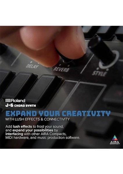 Aıra Compact J-6 Chord Synth | Profesyonel Sesleri ve Özellikleri ile Şarkı Üretimi indirimleri