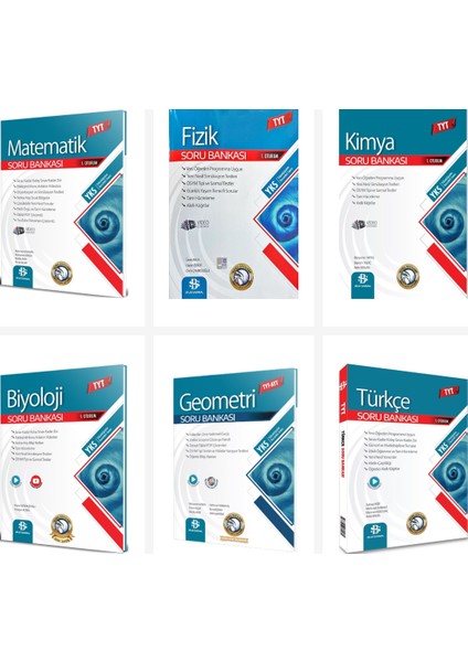 Bilgi Sarmal Tyt Tüm Dersler Soru Bankası Seti 6 Kitap Bilgi Sarm