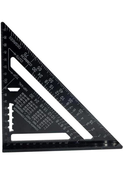 Alimimyum Üçgen Gönye 175MM