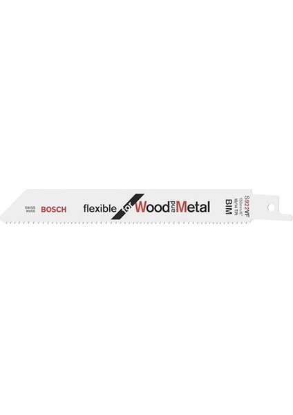 Professional Accessories - Flexible Serisi Ahşap ve Metal Için Panter Testere Bıçağı S 922 Vf