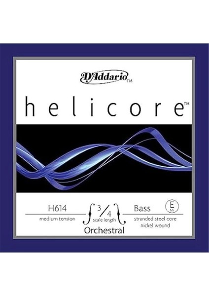 D'addario H614 3/4m Helicore E Kontrabas Teli (Mi) indirimleri