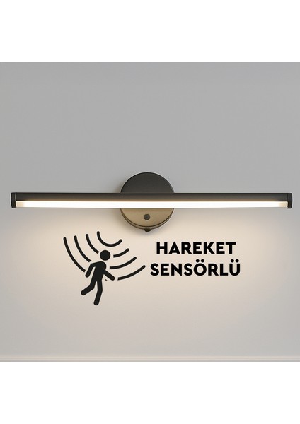 Sensörlü Yapışkanlı Dekoratif Kablosuz Pilli LED Aplik