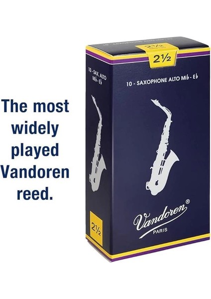 Geleneksel Alto Saksafon Kamışları – 10'lu Kutu – Güç 2,5 fiyatları