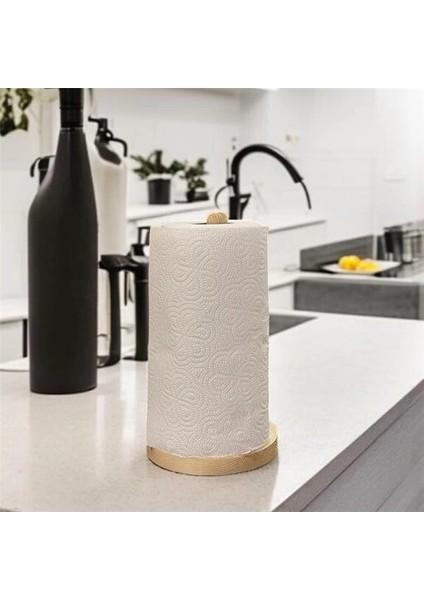 Peçetelik ve Kağıt Havluluk – Doğal Masif Ahşap Napkin Holder ve Paper Towel Dispenser – Mutfak modelleri