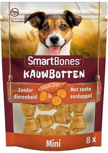 Tavuklu Tatlı Patatesli Mini Düğüm Kemik 8'li 128GR