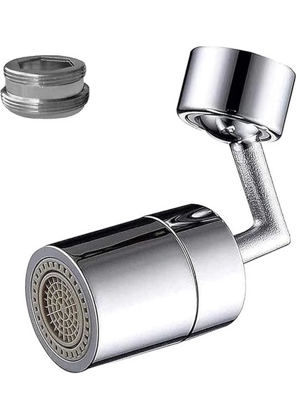 720 Derece Döndürülebilir Musluk Akış Regülatörü, Musluk Havalandırıcı Evye Bataryası Krom