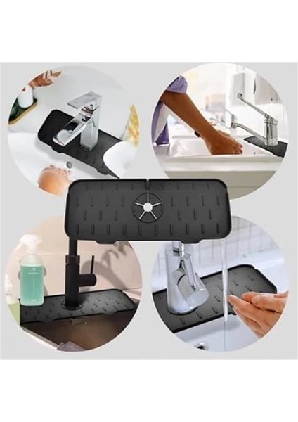 Su Engelleyici Mutfak, Banyo, Lavabo Kenarı Silikon Matı, Sıçrama Engelleme Matı fiyatları