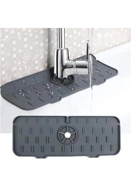 Su Engelleyici Mutfak, Banyo, Lavabo Kenarı Silikon Matı, Sıçrama Engelleme Matı indirimleri